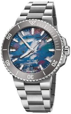 Buy this new Oris Aquis Date 43.5mm 01 400 7790 4150-07 8 23 02PEB mens watch for the discount price of £2,822.00. UK Retailer.